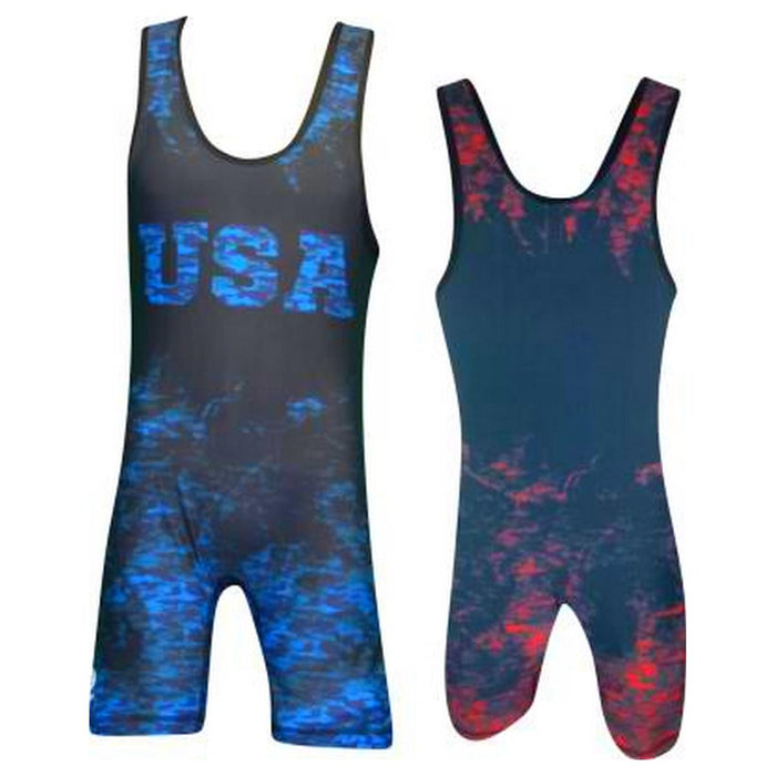 Suplay Camo Usa Singlet